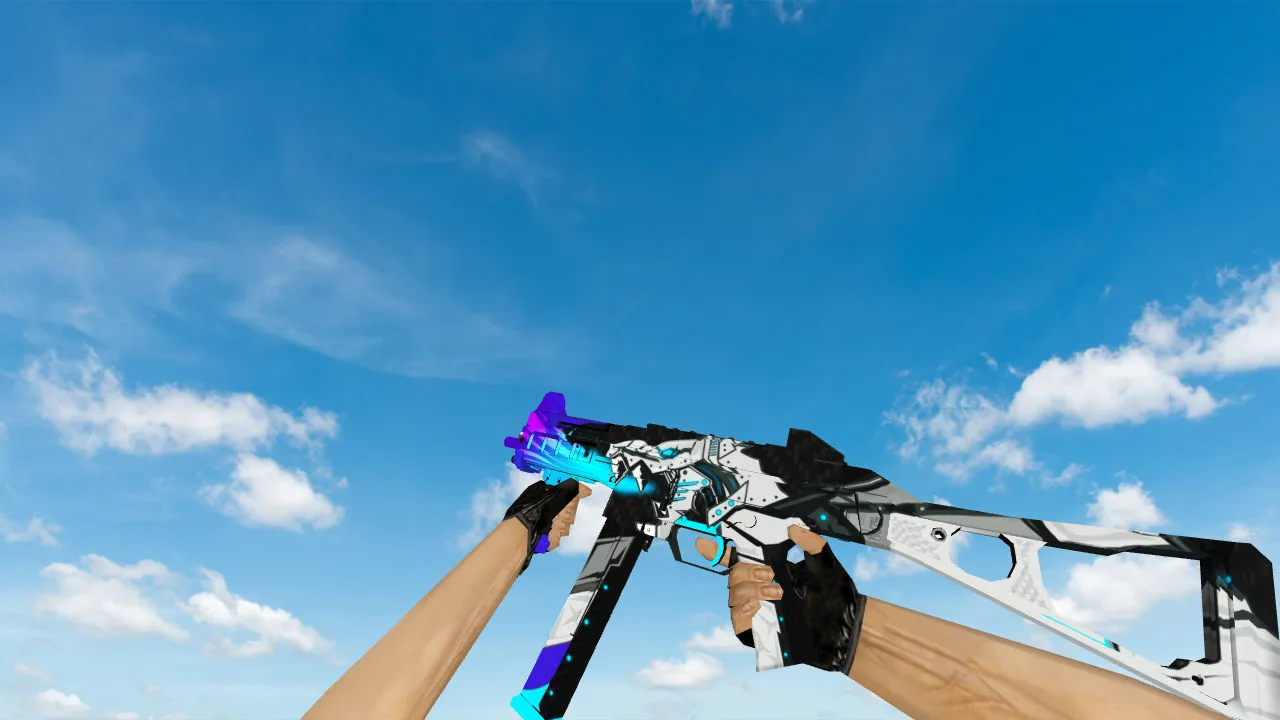 Скриншот Модель UMP-45 Mecha Dragon для CS 1.6 - Качественные текстуры и анимации