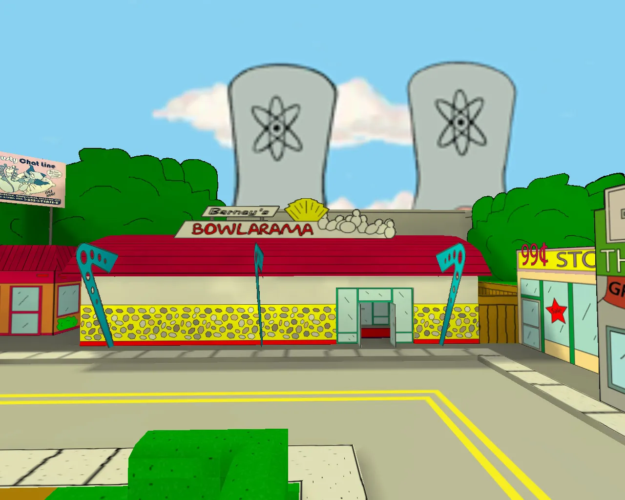 Скриншот Карта de_simpsons для CS 1.6: Тактические нюансы и детали