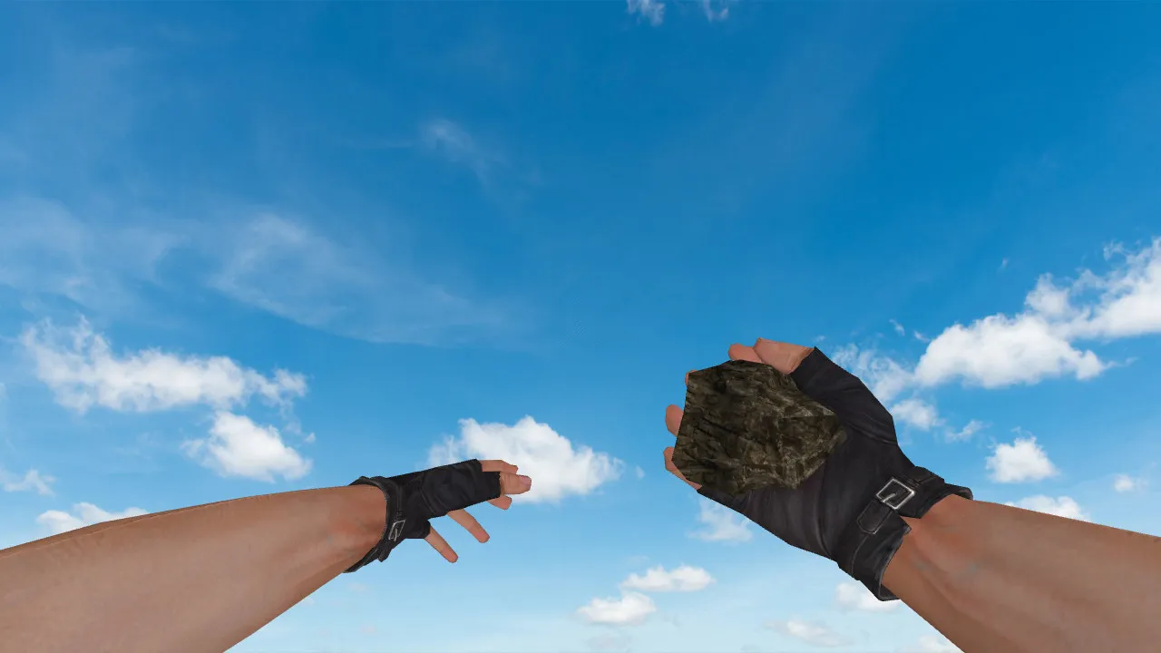 Скриншот Stone Grenade граната модель для CS 1.6: v_, p_, w_ файлы, звуки, анимации осмотра, текстуры и качество