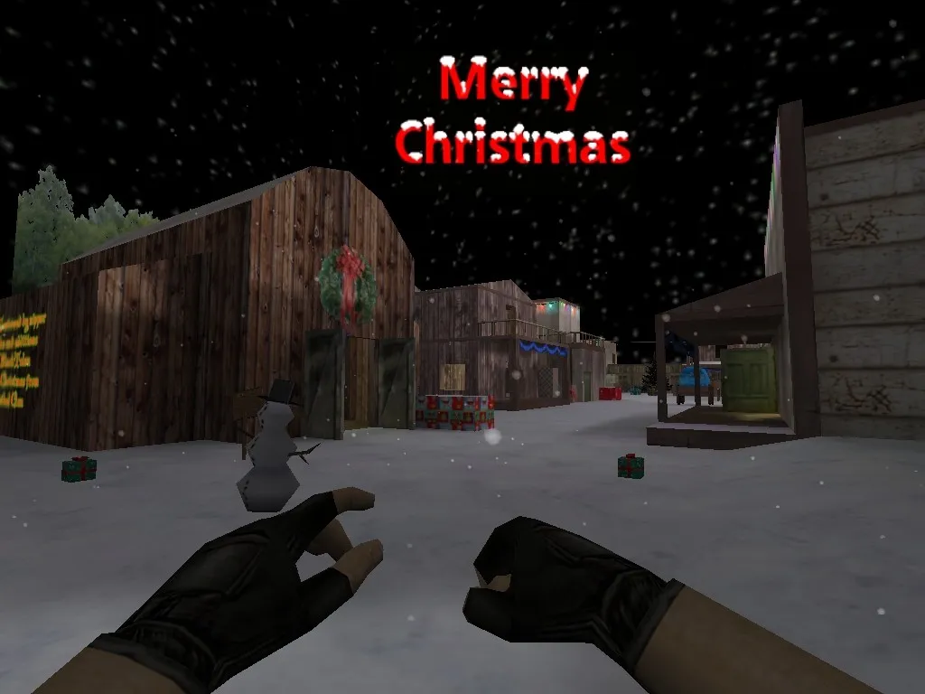 Скриншот Карта de_westwood_bigxmas для CS 1.6: Тактики и детали