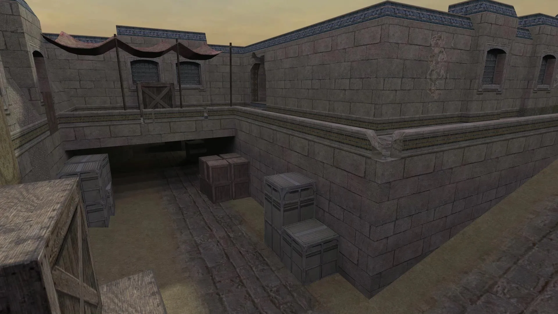 Скриншот  Карта de_dust_xbox для CS 1.6: точки, маршруты, .nav для ботов и оптимизация wpoly/epoly