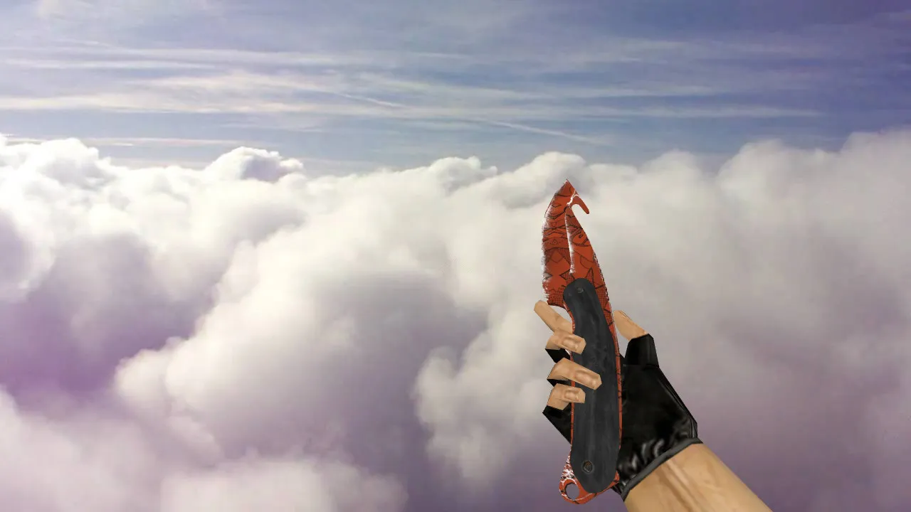 Скриншот Модель ножа «БАХ» с лезвием-крюком для CS 1.6: v_/p_/w_ модели, звук, анимация осмотра