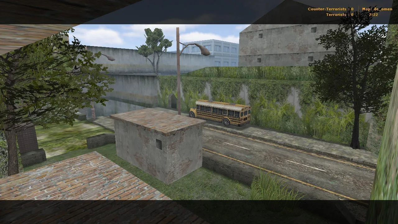 Скриншот  Карта de_omen для CS 1.6 - Оптимизация и Тактика