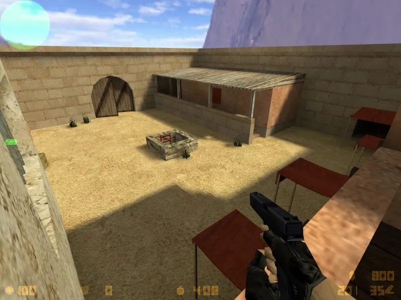 Скриншот Карта de_allahakbar для CS 1.6: точки, ротации, .nav для ботов и оптимизация под fps