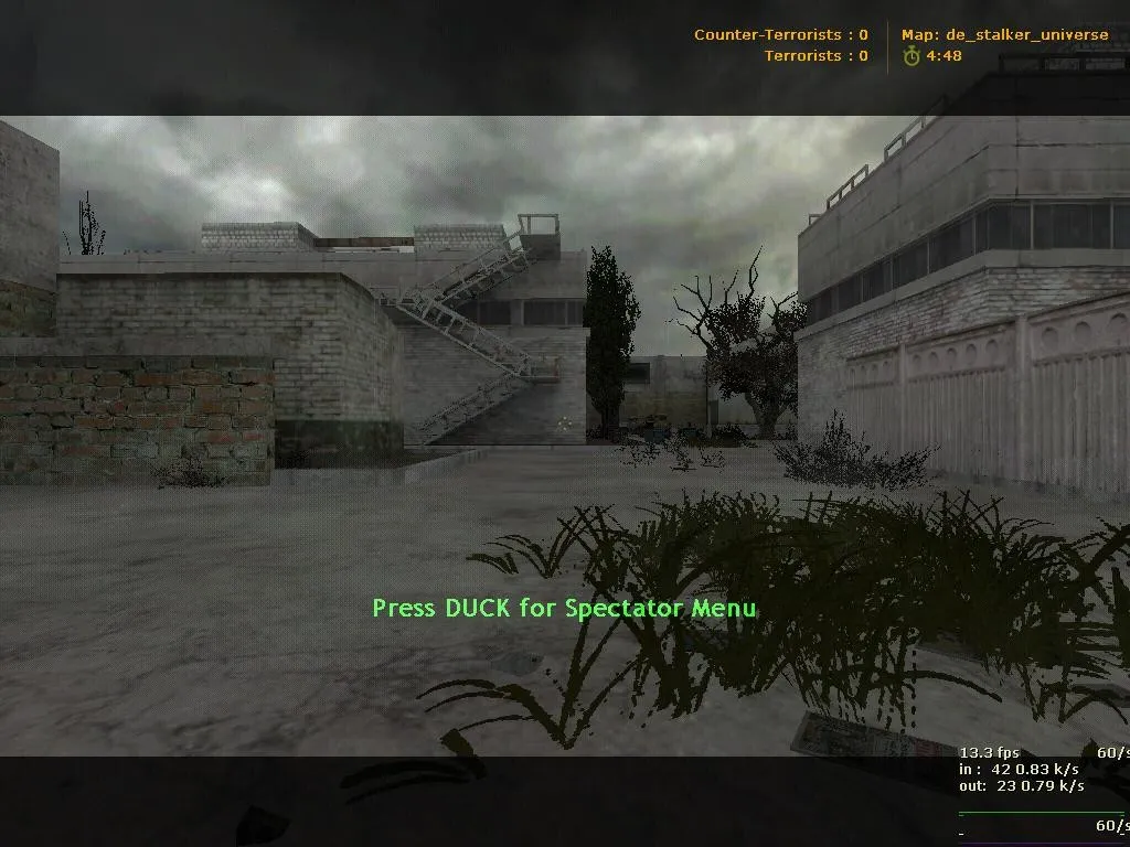 Скриншот  Карта de_stalker_universe для CS 1.6 - Оптимизация и Тактика