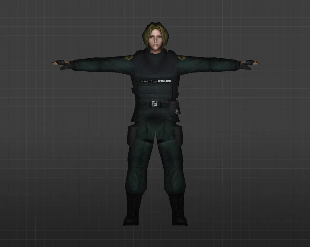Скриншот Модель «Женщина-полицейский» для CS 1.6 - Уникальный скин для вашего персонажа