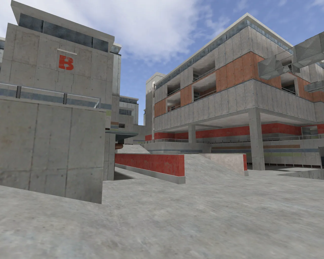 Скриншот  Карта de_strive для CS 1.6 - Тактические возможности и баланс