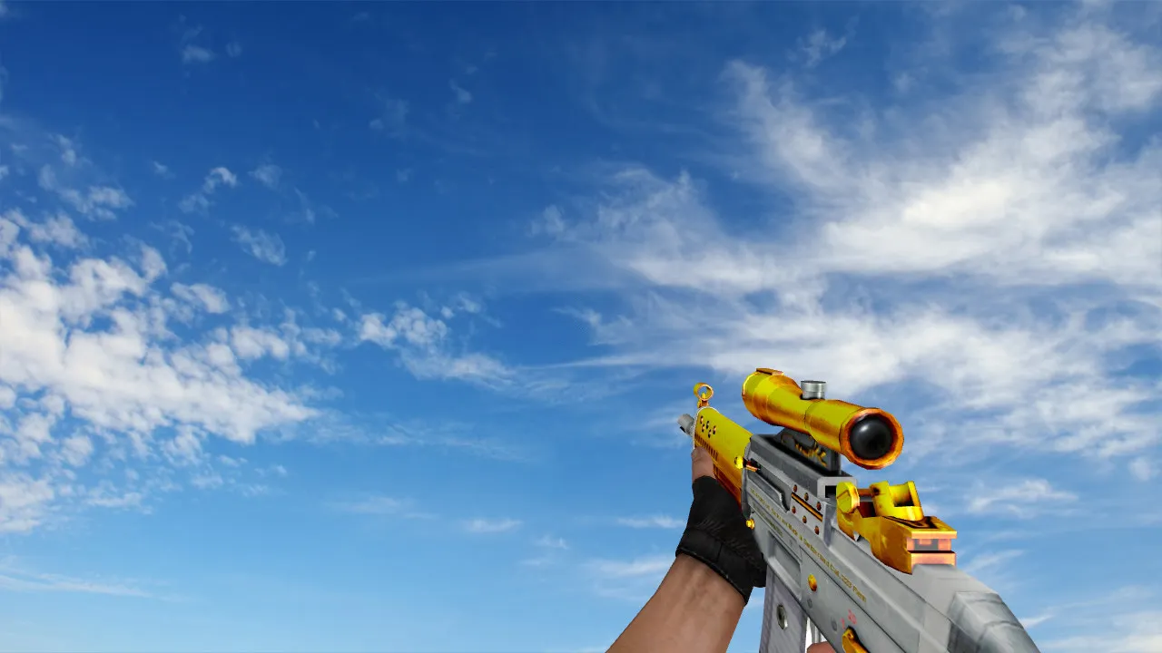 Скриншот Пак моделей оружия Platinum Weapon Pack для CS 1.6: v_ p_ w_ модели, звуки, анимация осмотра и качество текстур