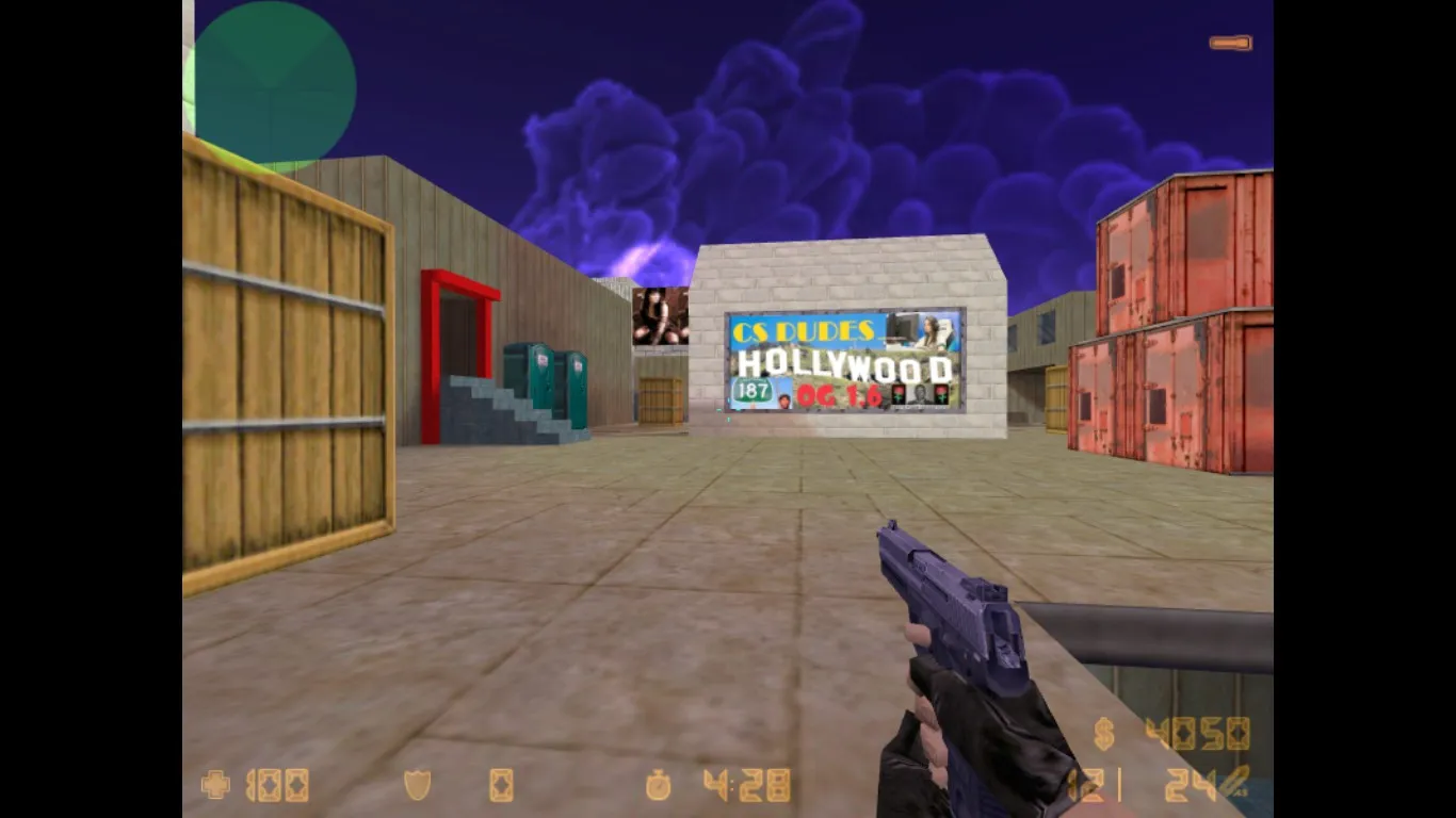 Скриншот  Карта «de_beernbewbz» для CS 1.6: тактика за CT и T, точки, .nav, оптимизация wpoly/epoly