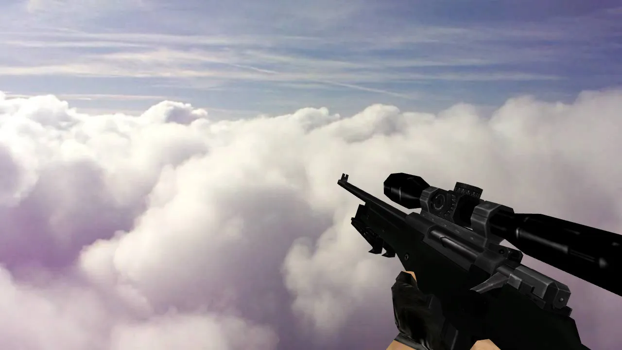 Скриншот Модель «Default AWP Full Black» для CS 1.6 - Качество и точность