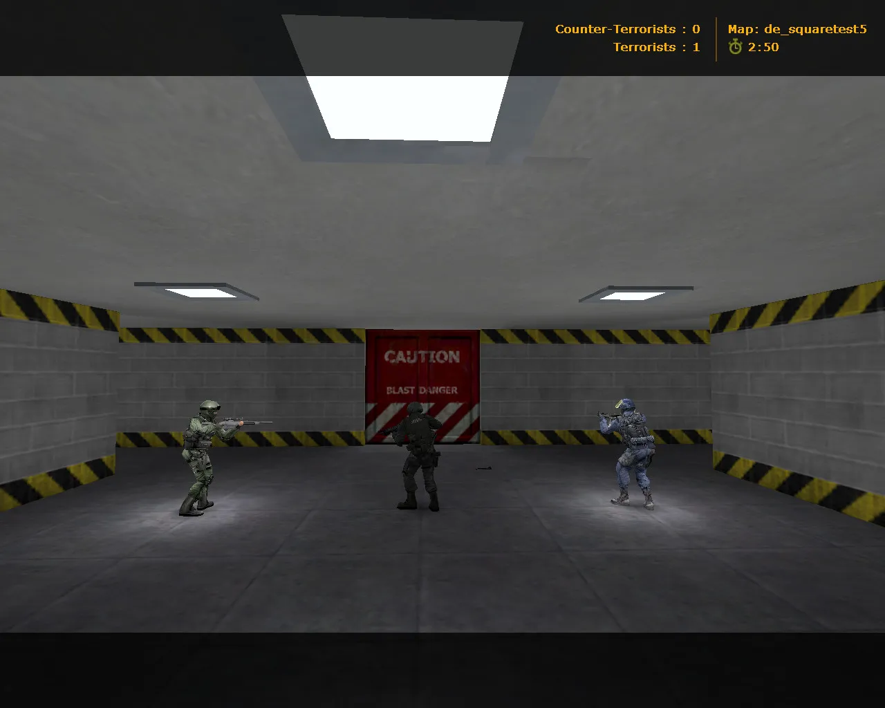 Скриншот  Карта de_squaretest5 для Counter-Strike 1.6: тактика и особенности