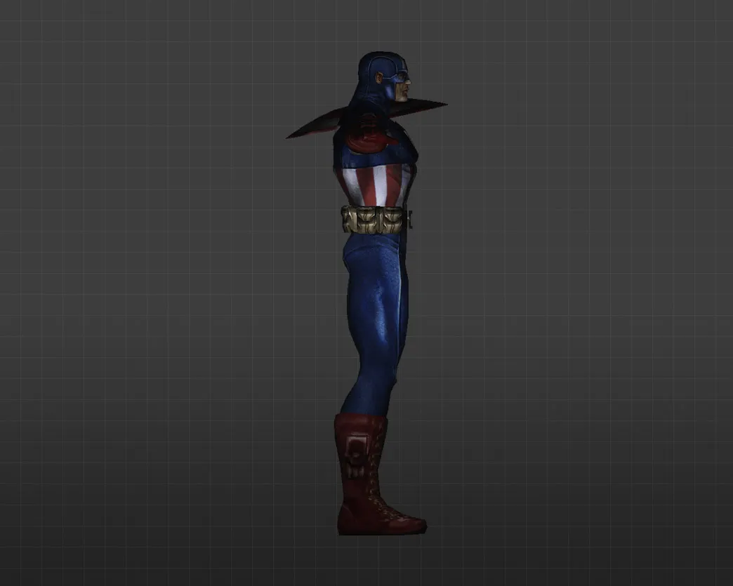 Скриншот Модель «Капитан Америка» для CS 1.6 - Уникальный скин для игроков