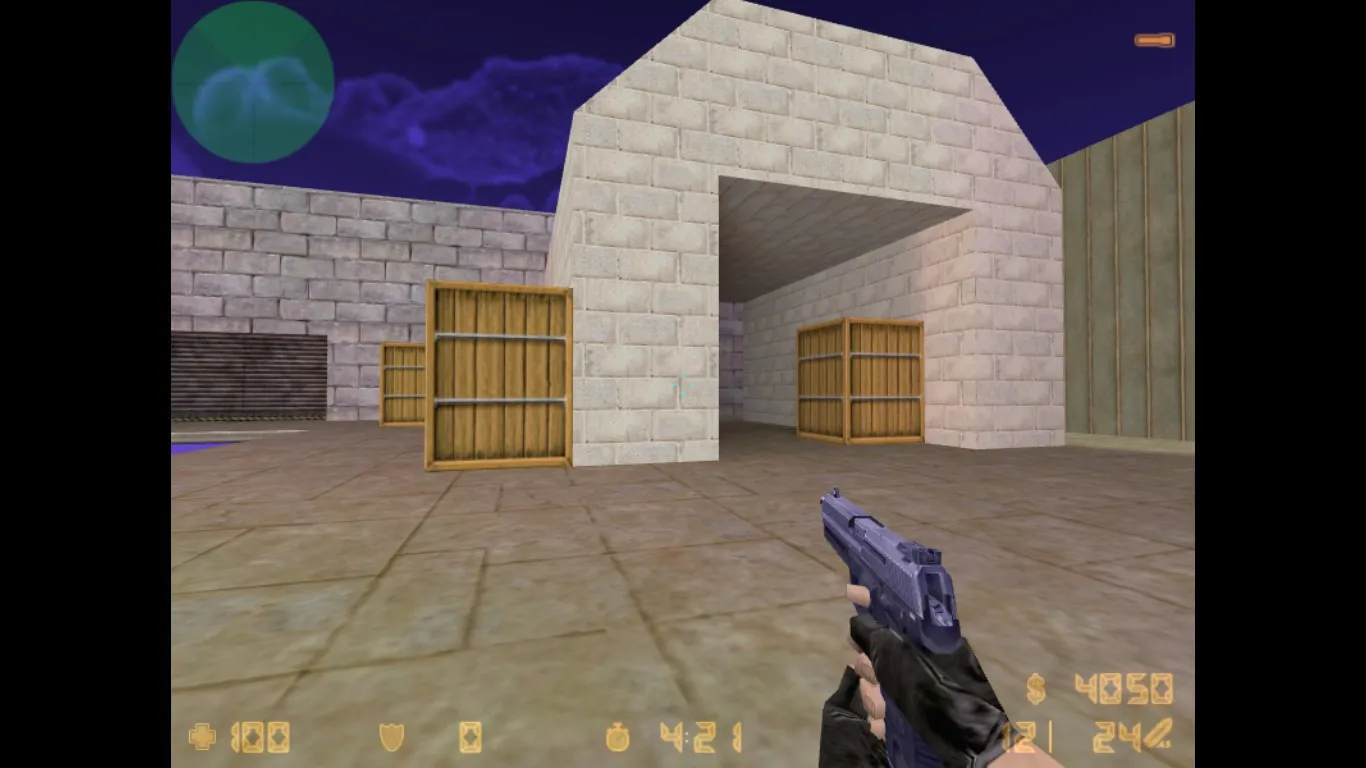 Скриншот  Карта «de_beernbewbz» для CS 1.6: тактика за CT и T, точки, .nav, оптимизация wpoly/epoly