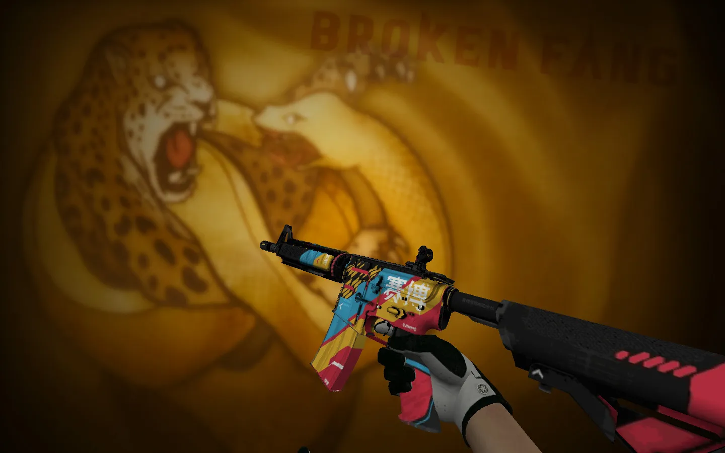 Скриншот  Пак скинов из операции «Сломанный Клык» для CS 1.6: v_/p_/w_ модели, звуки, анимация осмотра и готовые файлы