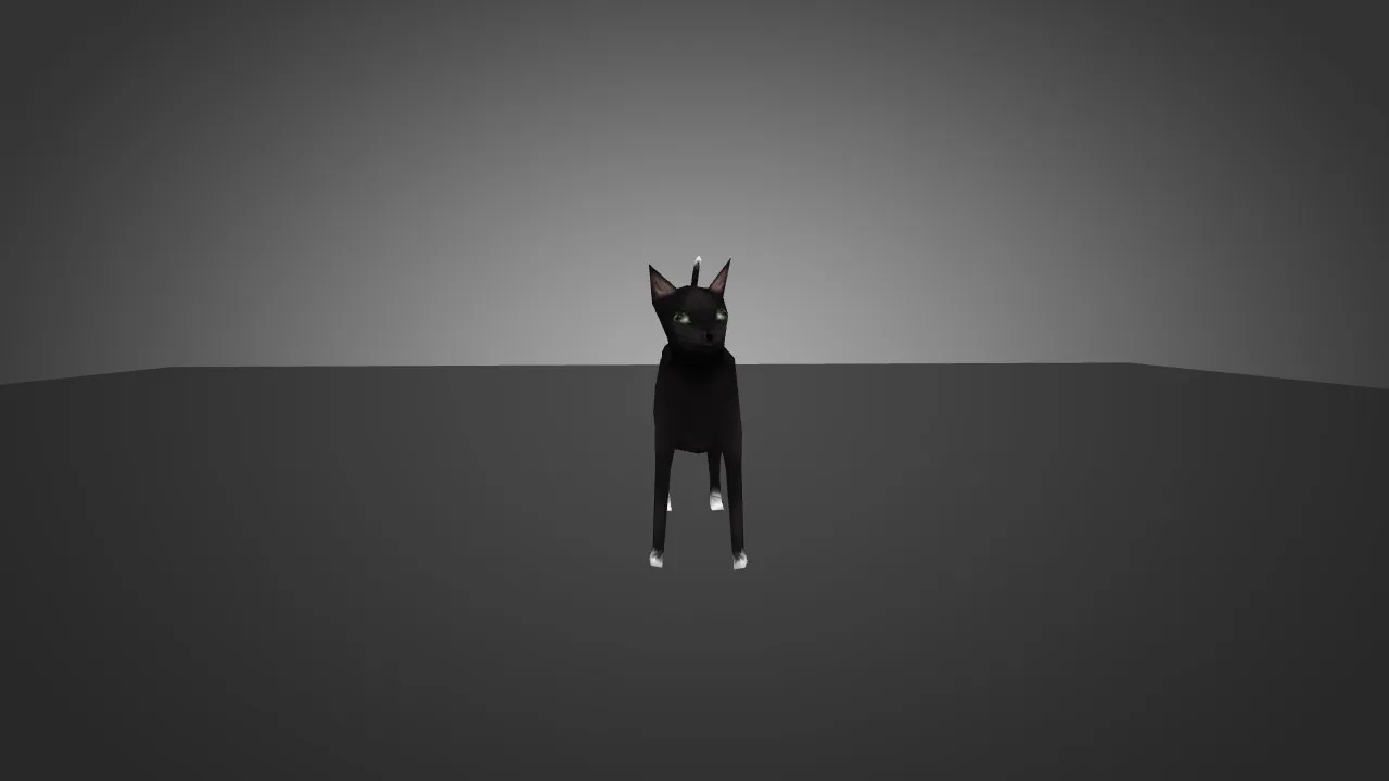 Скриншот Модель «Black Cat for Chicken» для CS 1.6 - Уникальный скин для вашего игрового опыта