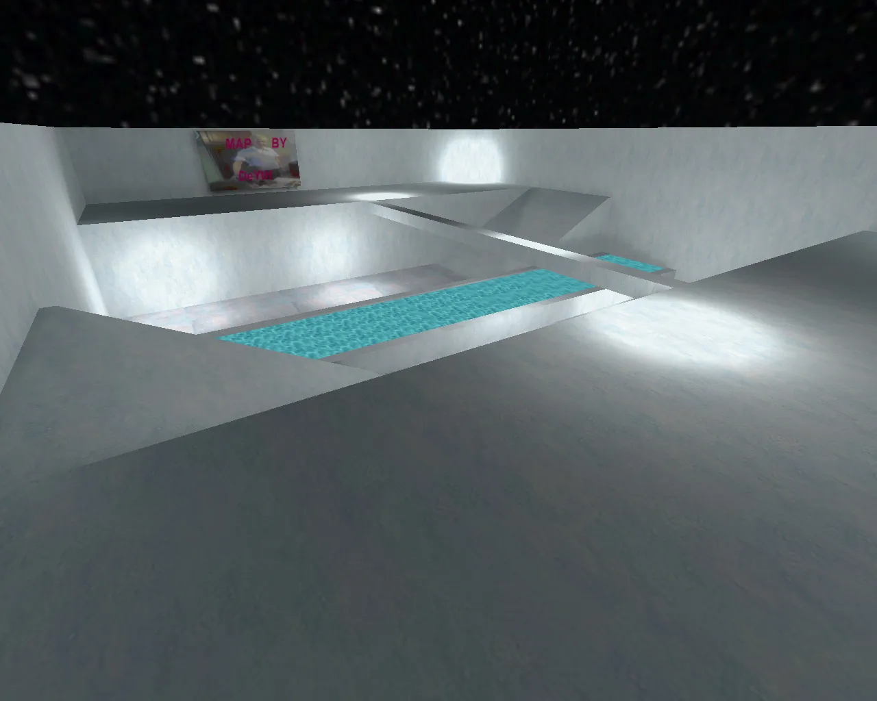 Скриншот  Карта knife_jumbo для CS 1.6: режим на ножах, баланс сторон, .nav для ботов и оптимизация