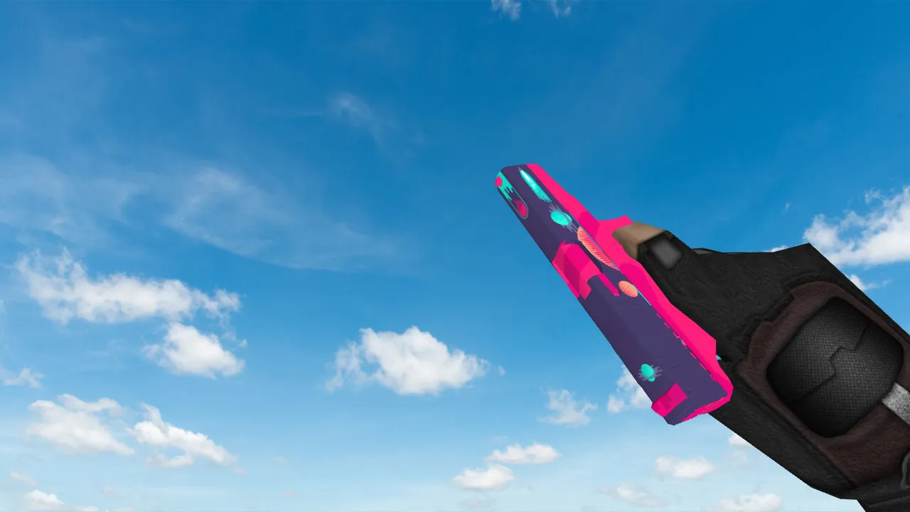 Скриншот Модель Glock Space Storm для CS 1.6 – Погрузитесь в космическую атмосферу