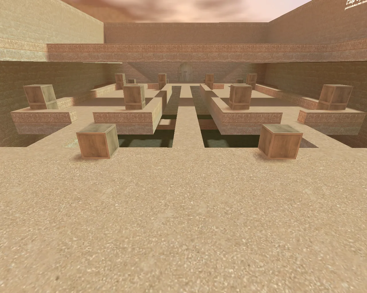 Скриншот  Карта «35hp_hamida» для CS 1.6: knife-only, точки по карте, .nav для ботов, оптимизация wpoly/epoly