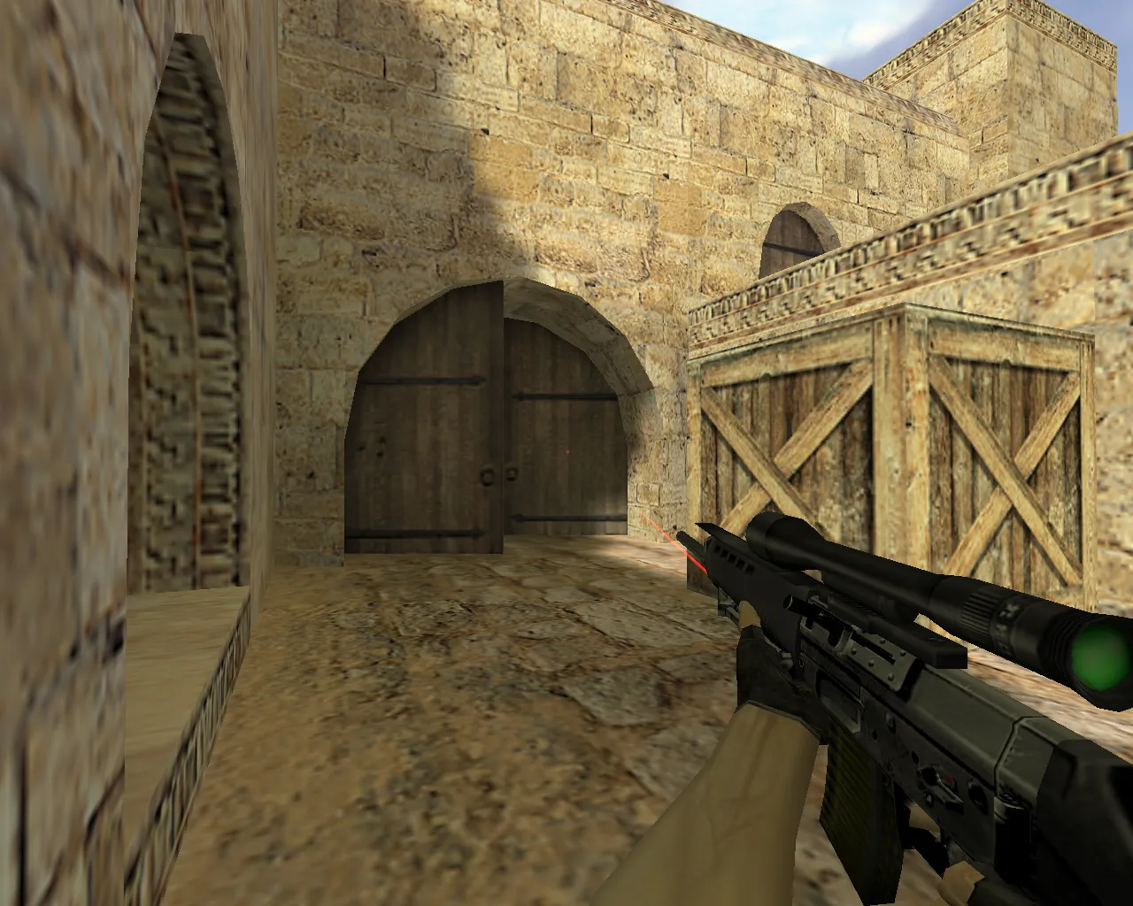Скриншот Модель SG-550 с лазерным прицелом для CS 1.6 - Качество и Прошивка