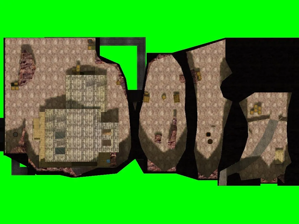 Скриншот  Карта de_militia для CS 1.6: Тактика и особенности