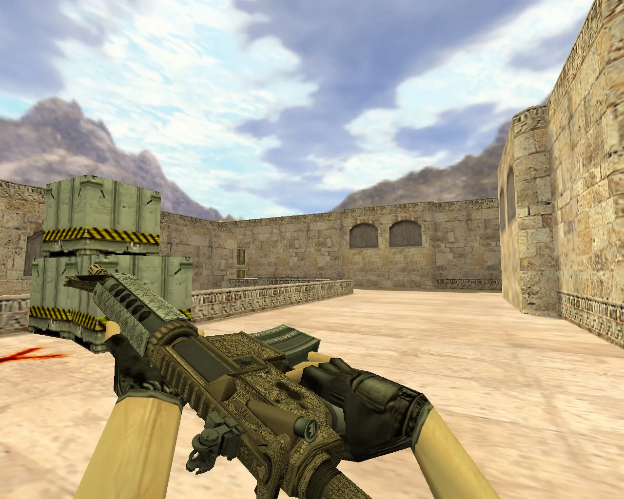 Скриншот Модель «М4А4 Гордость» для CS 1.6: v_m4a1, p_m4a1, w_m4a1, анимация осмотра, звуки и текстуры