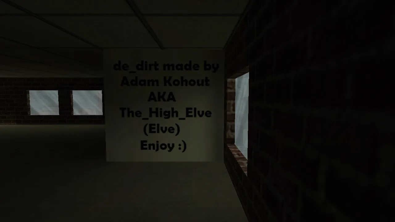 Скриншот  de_dirt карта для CS 1.6: баланс сторон, точки, .nav для ботов и оптимизация wpoly/epoly