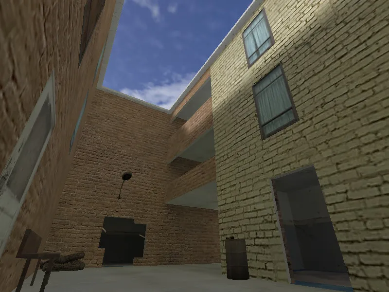 Скриншот  Карта de_oldstreet для CS 1.6 - Тактические возможности и особенности