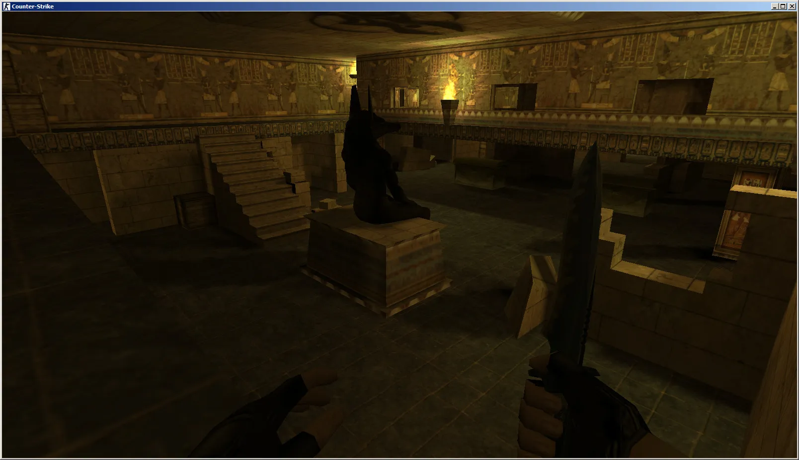 Скриншот  Карта de_amun_beta для CS 1.6: точки, ротации, .nav для ботов и настройка под стабильный FPS