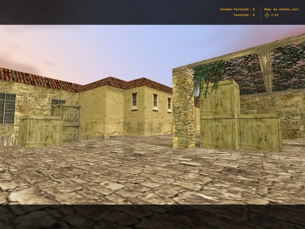 Скриншот  Карта de_inferno_cs11 для CS 1.6: Тактики и особенности