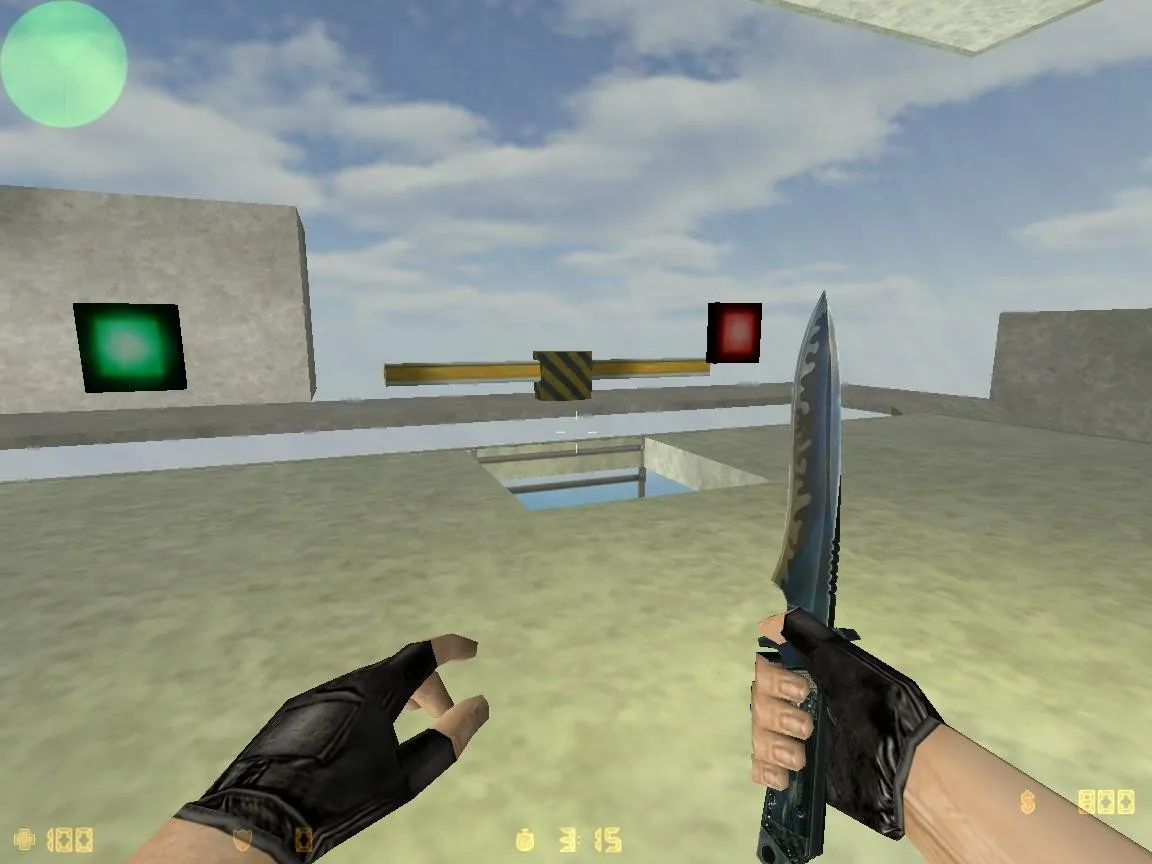 Скриншот  Deathrun карта «deathrun_kosova2012» для CS 1.6: баланс сторон, точки, .nav для ботов и оптимизация