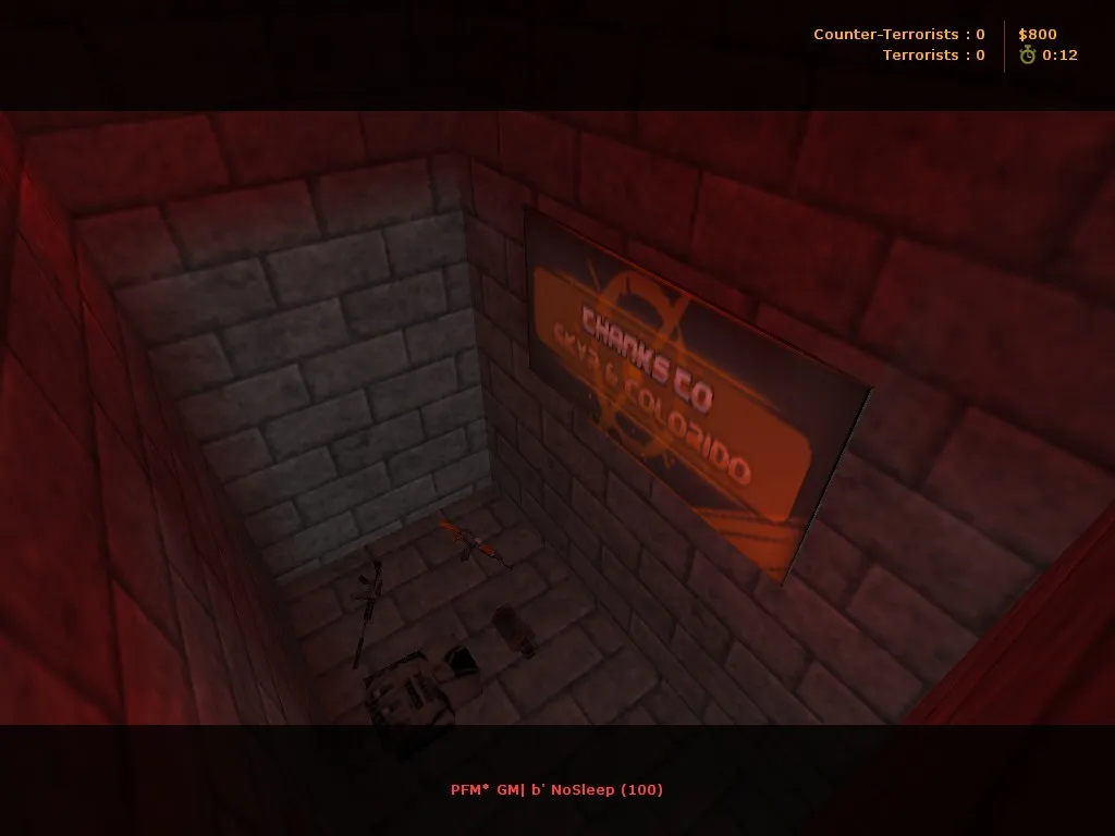 Скриншот  deathrun_sadness_pfm для CS 1.6: карты deathrun, точки, боты .nav, оптимизация