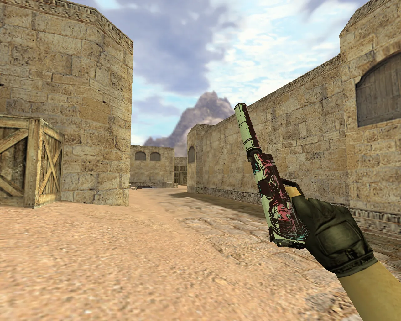 Скриншот Модель «USP Неонуар» для CS 1.6 - Погружение в мир игры