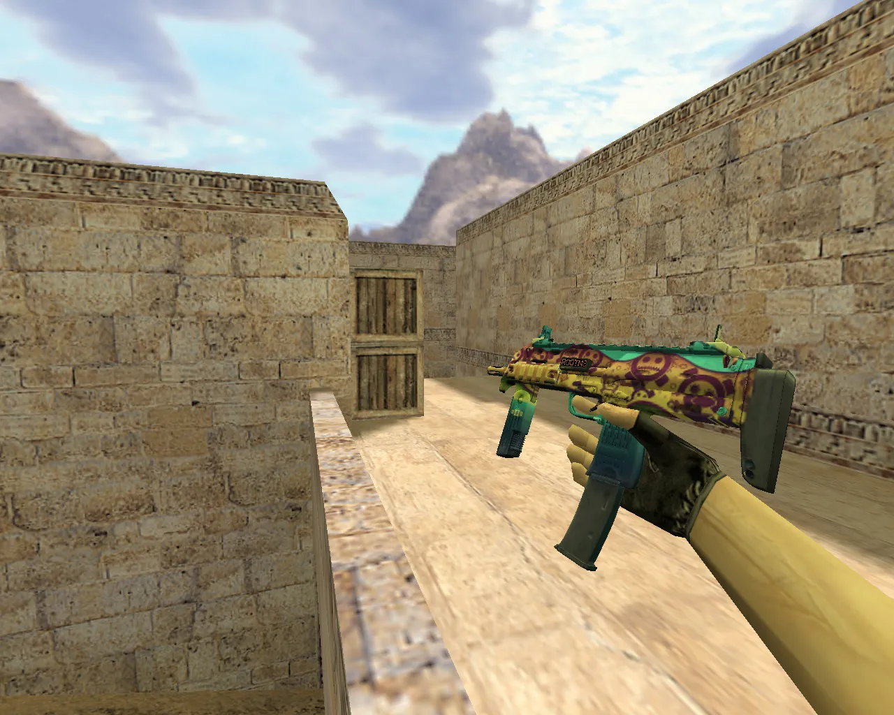 Скриншот Модель «MP7 Эмоции» для CS 1.6 - Скачай и играй