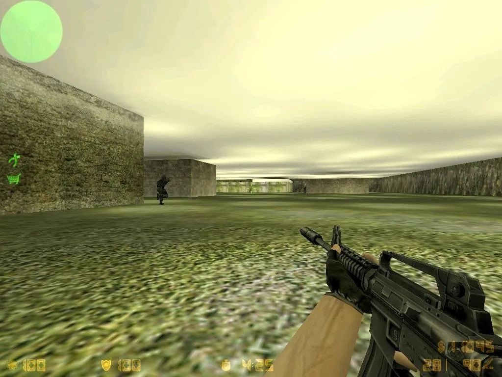 Скриншот  Карта cs_campwer для CS 1.6: точки, баланс сторон, .nav для ботов, оптимизация wpoly/epoly