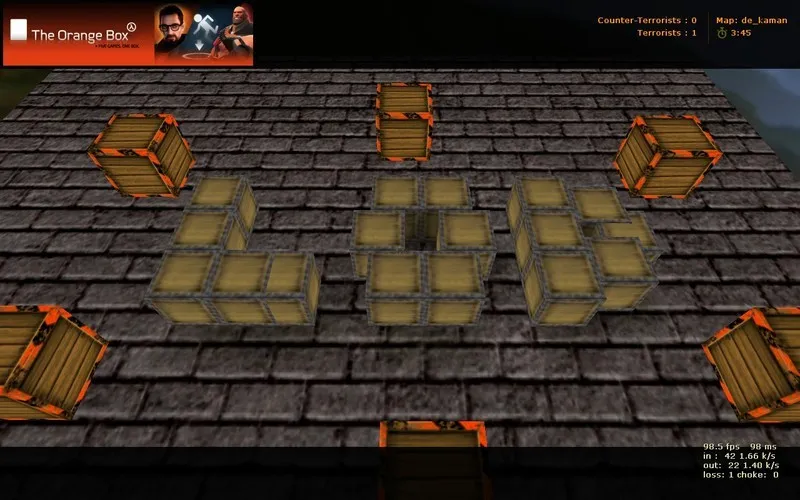 Скриншот  Карта de_kaman для CS 1.6 - Тактические возможности и баланс сторон