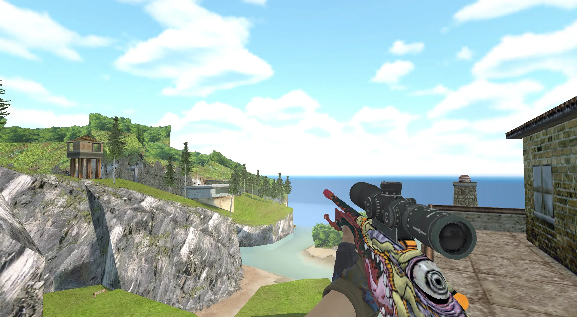 Скриншот Пак моделей оружия Hydra Gloves | Case Hardened Pack для CS 1.6: v_, p_, w_ модели, анимация осмотра, звуки и текстуры