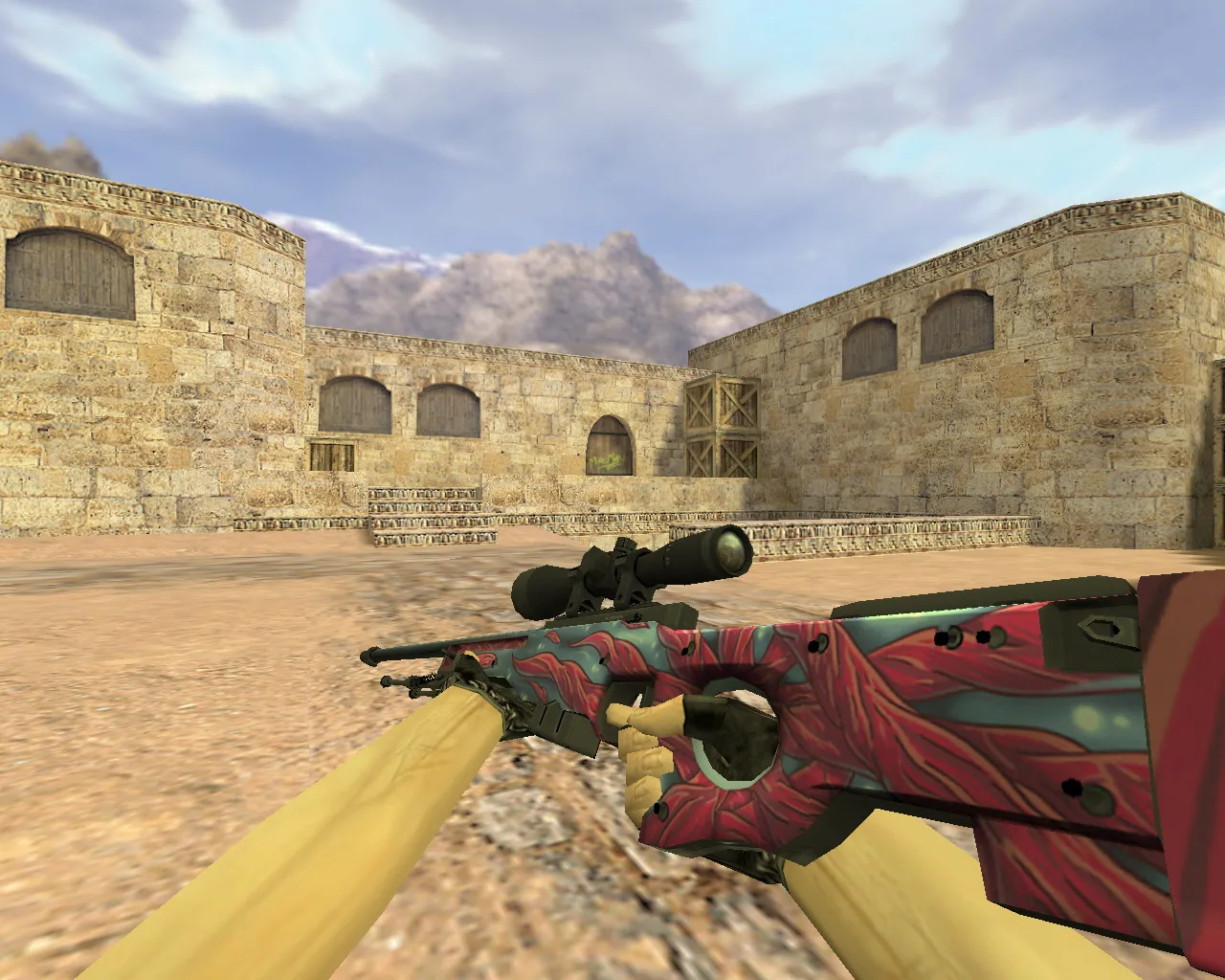 Скриншот Модель «AWP Щупальца» для CS 1.6 - Уникальный скин для снайперов