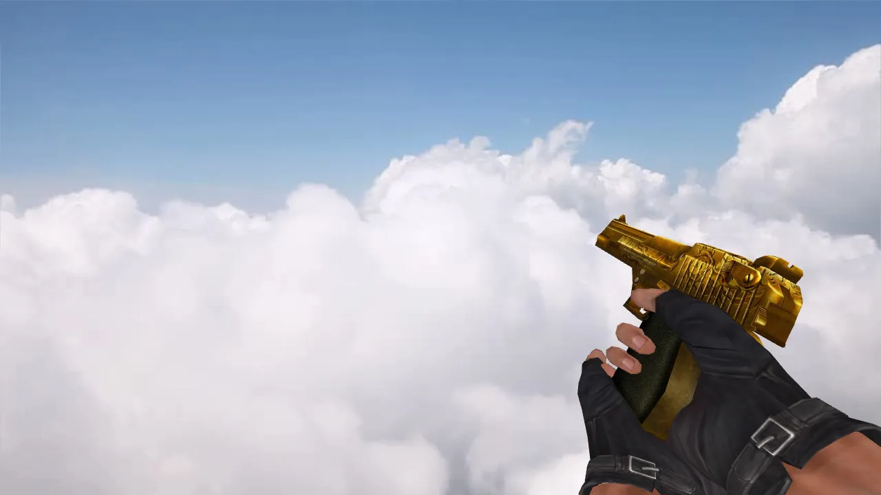 Скриншот Модель «CSO Desert Eagle Gold» для CS 1.6: Обзор и Характеристики