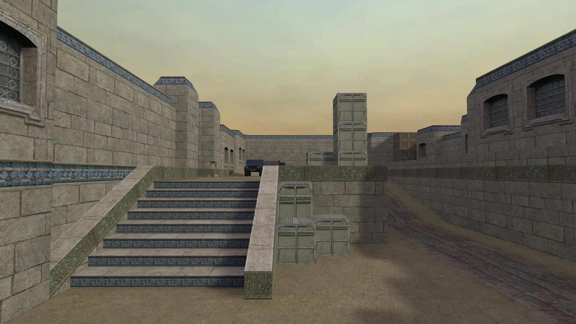 Скриншот  Карта de_dust_xbox для CS 1.6: точки, маршруты, .nav для ботов и оптимизация wpoly/epoly