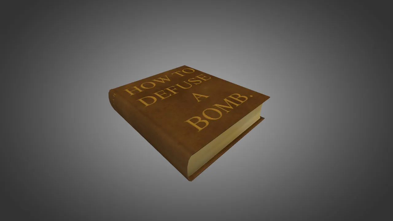 Скриншот Модель щипцов v_ How to Defuse a Bomb Book для CS 1.6: звуки, анимация осмотра, текстуры