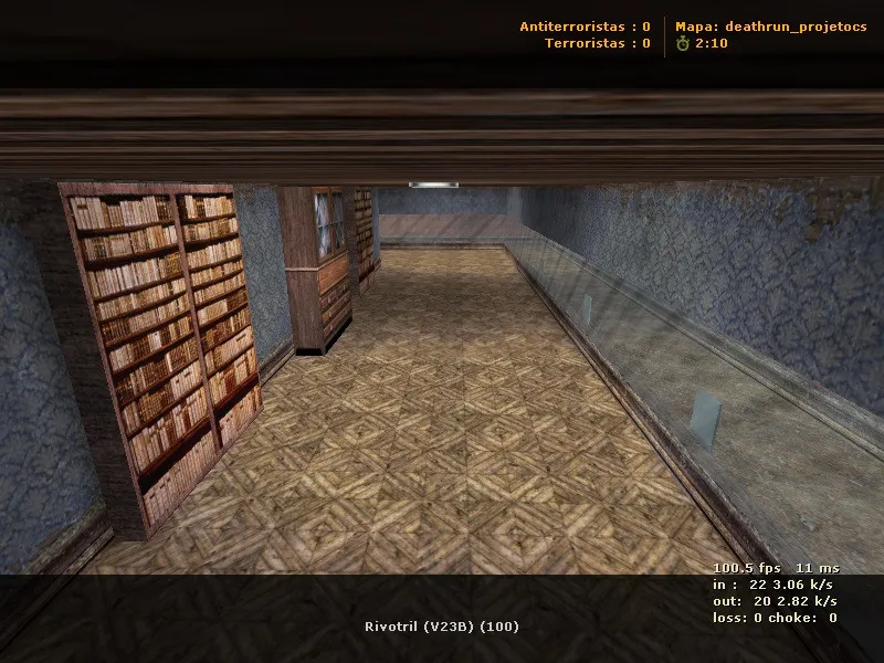 Скриншот  deathrun_projetocs для CS 1.6: локации, точки, .nav и баланс сторон без вирусов