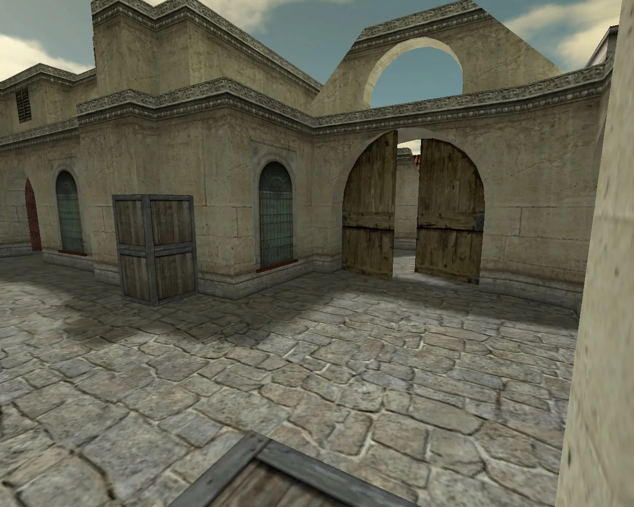 Скриншот  Карта de_transit для CS 1.6 – тактика и особенности