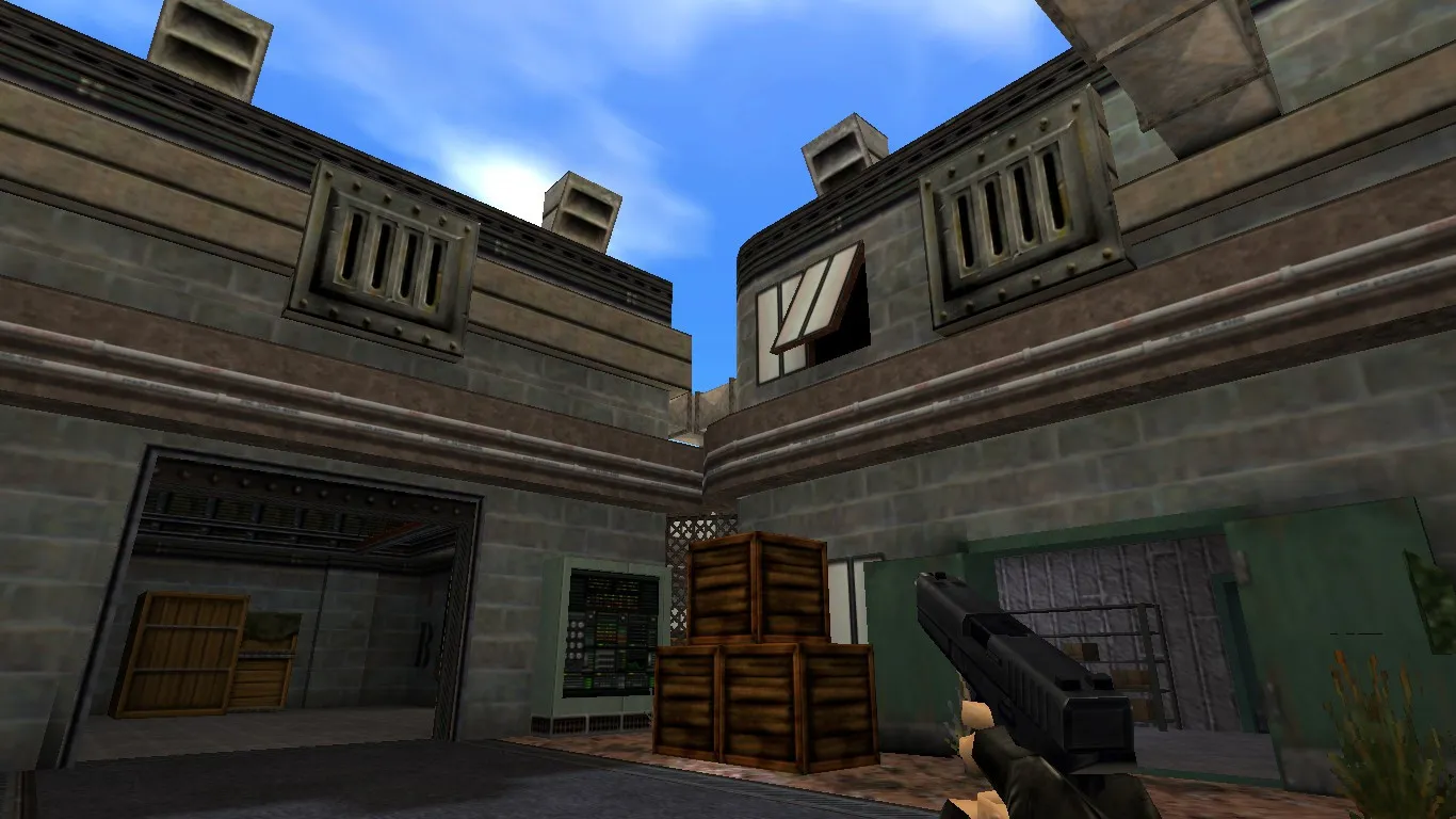 Скриншот  Карта de_lock для CS 1.6 - Тактические возможности и особенности