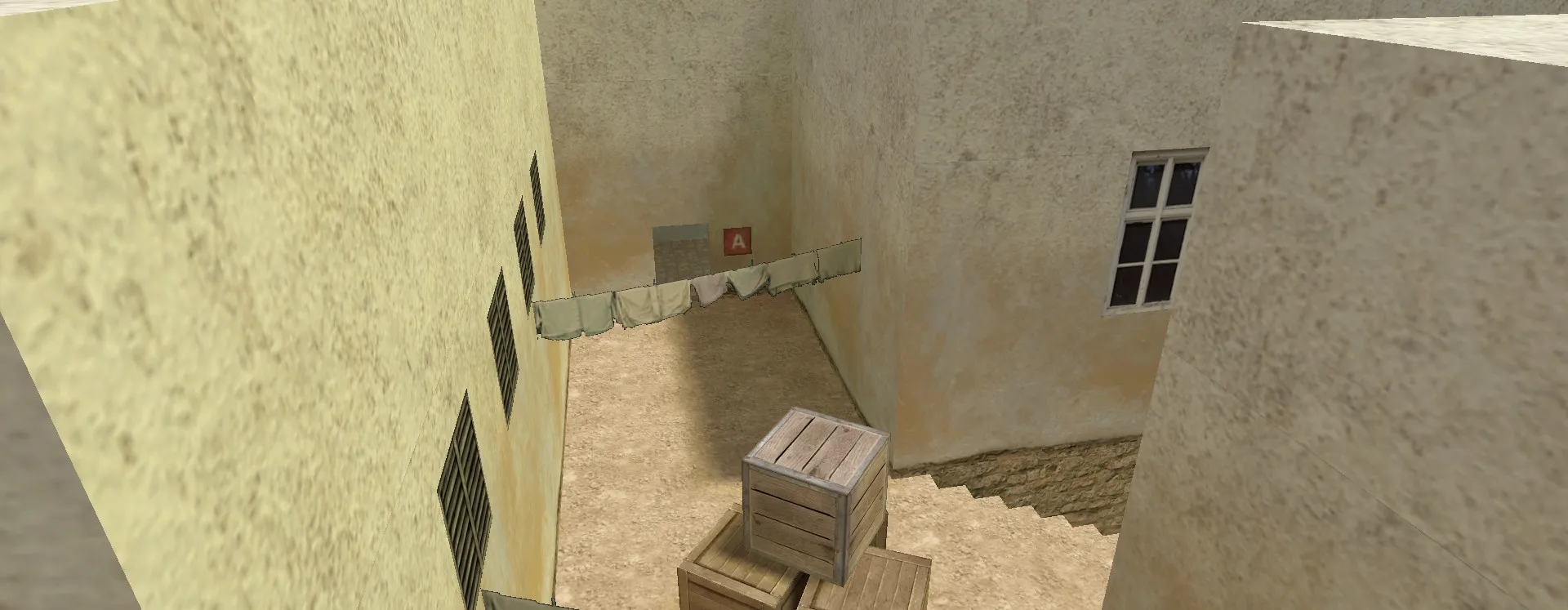 Скриншот  de_danger карта для CS 1.6: точки, маршруты, .nav, оптимизация wpoly/epoly и баланс сторон