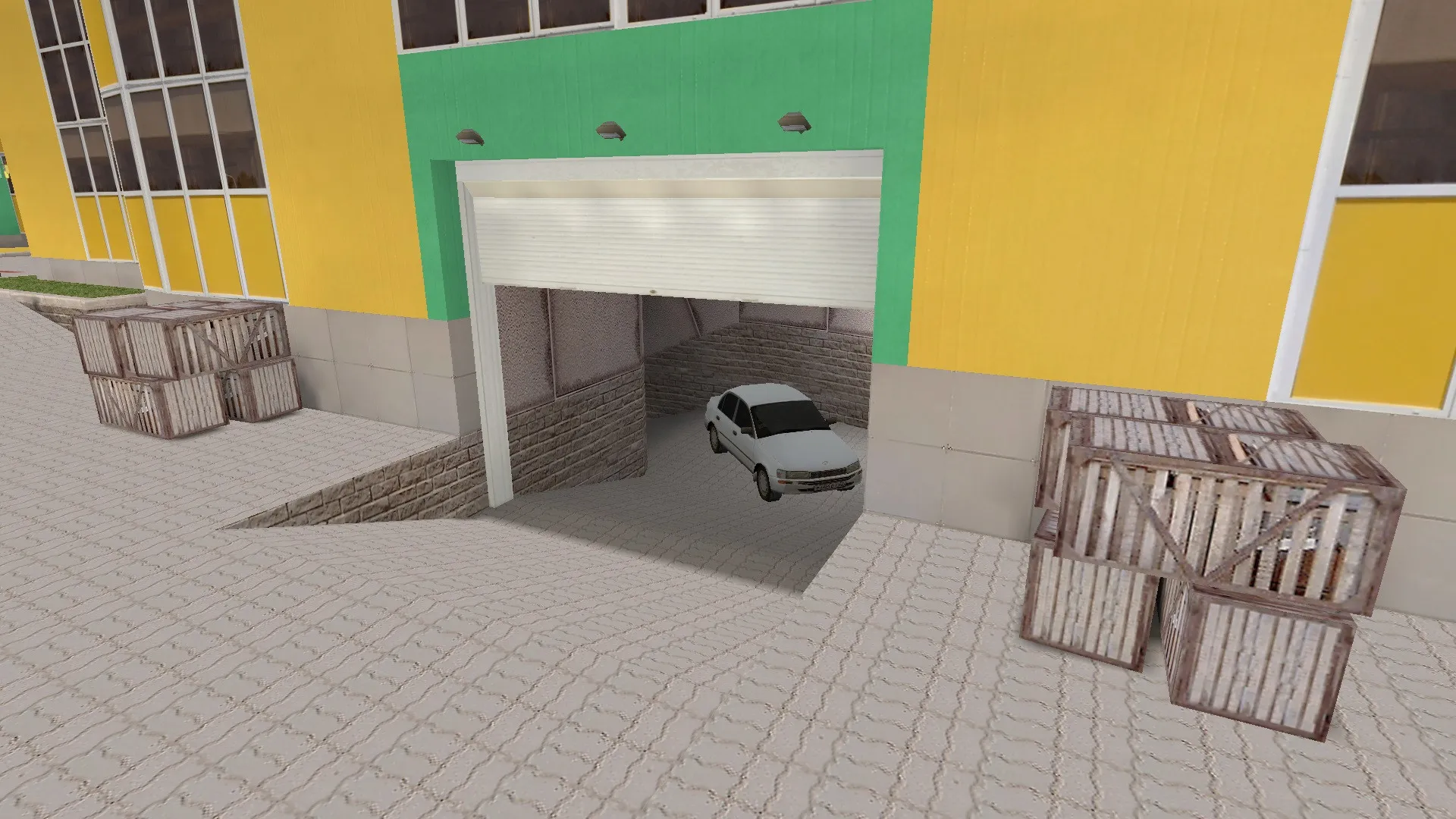 Скриншот  Карта de_parabellum для CS 1.6 - стратегическое поле боя