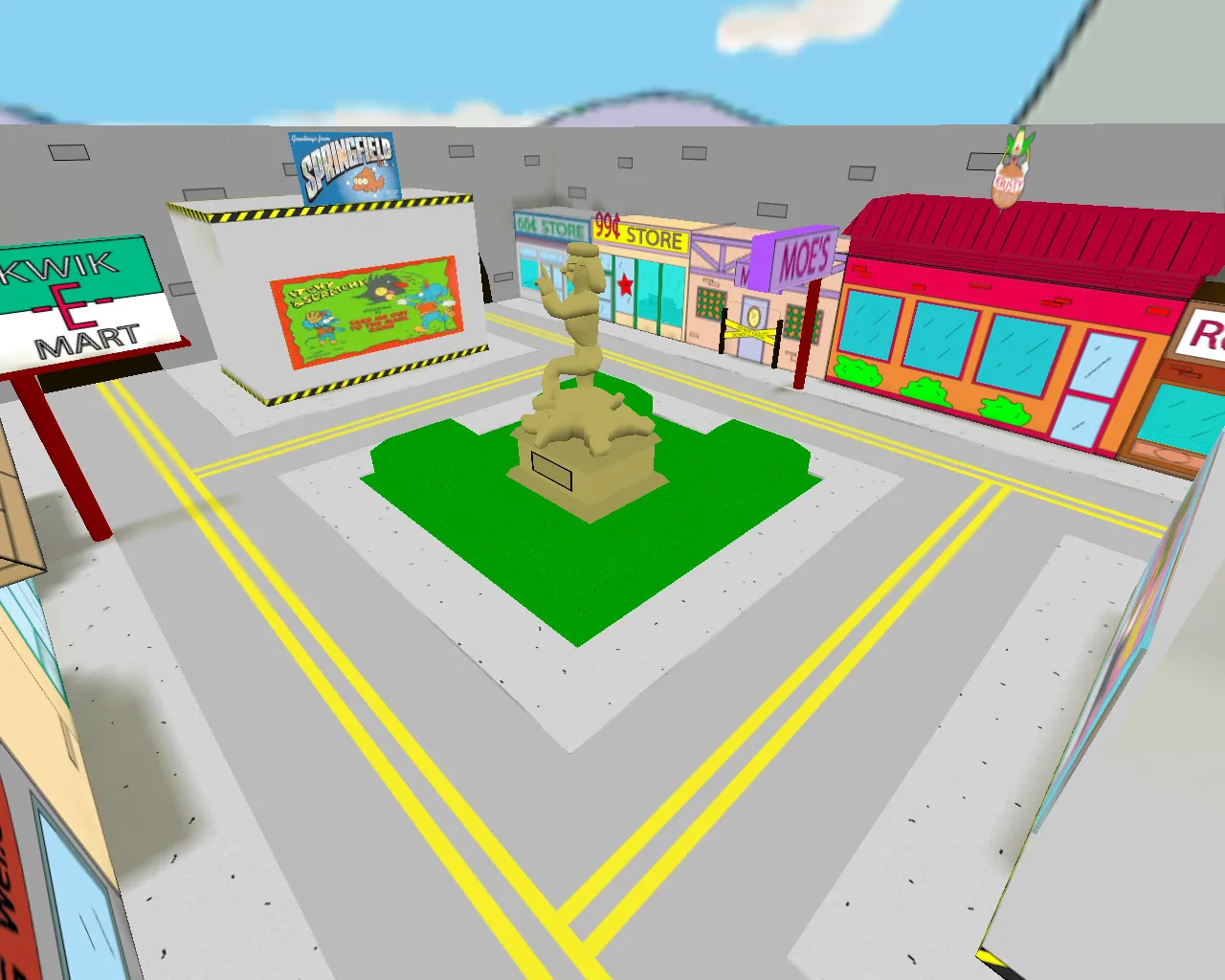 Скриншот  fy_simpsons_ach для CS 1.6: тактика, точки, .nav и оптимизация карты FY