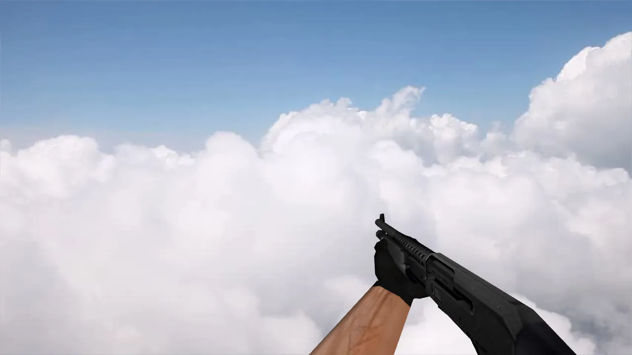 Скриншот  HD пак моделей оружия для CS 1.6: v_ п_, w_ модели, звуки, анимация осмотра и качество текстур