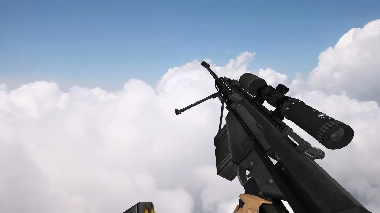 Скриншот Модель «Barret M82» для CS 1.6 - Качество и точность