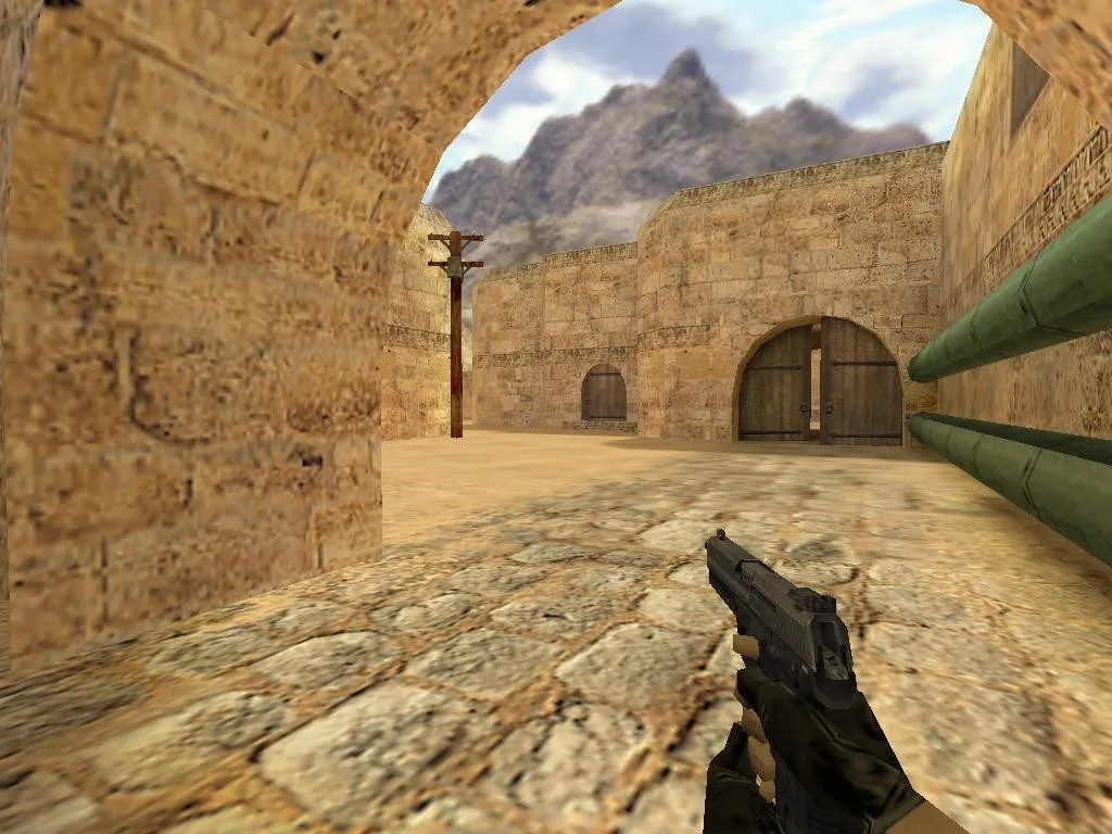 Скриншот  de_dust2x2_laskurid карта для CS 1.6: баланс сторон, точки, .nav, оптимизация wpoly/epoly