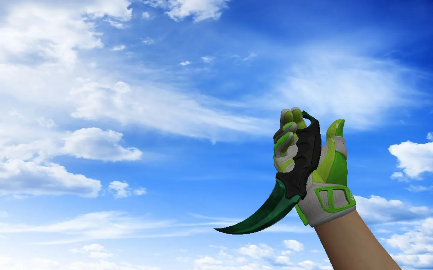 Скриншот  Пак «Спортивные перчатки | Живая изгородь» для CS 1.6: оружейные скины, v_/p_/w_ модели, осмотр и звуки